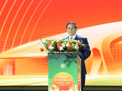 Toàn văn phát biểu của Thủ tướng Phạm Minh Chính tại Lễ khai mạc Hội chợ mùa Thu lần thứ nhất - 2025
