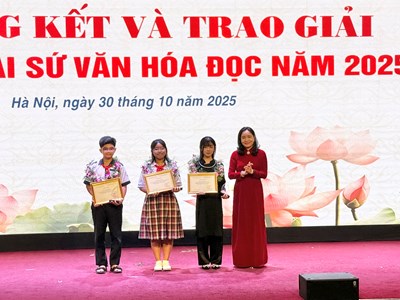 Gần 1,2 triệu thí sinh tham gia cuộc thi Đại sứ văn hóa đọc năm 2025