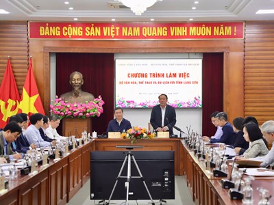 Đưa Lạng Sơn trở thành điểm sáng trong phát triển VHTTDL vùng Đông Bắc