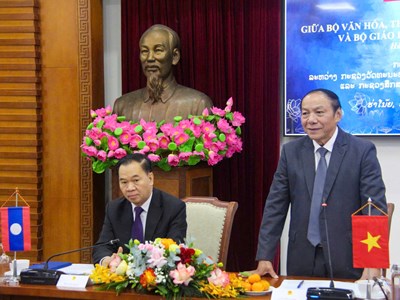 Thúc đẩy hợp tác thể thao, đóng góp vào quan hệ đặc biệt Việt Nam - Lào