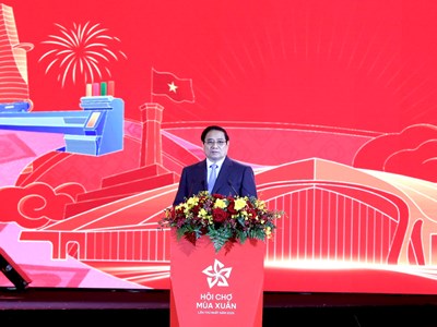 Phát biểu của Thủ tướng Phạm Minh Chính tại Lễ khai mạc Hội chợ mùa Xuân lần thứ nhất năm 2026