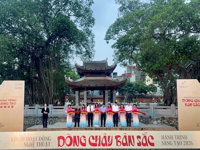 Khai mạc chuỗi hoạt động nghệ thuật “Dòng chảy bản sắc - Hành trình sáng tạo” năm 2026 