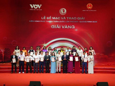 24 giải Vàng được trao tại Liên hoan Phát thanh toàn quốc lần thứ XVII