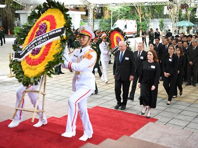 Điện, thư chia buồn Tổng Bí thư Nguyễn Phú Trọng từ trần