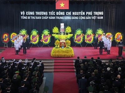  Lễ truy điệu và Lễ an táng Tổng Bí thư Nguyễn Phú Trọng 