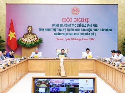 Triển khai biện pháp cấp bách khắc phục hậu quả bão số 3