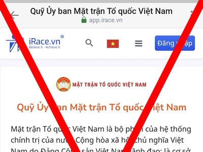 Không chuyển tiền vào những tài khoản giả mạo MTTQ Việt Nam 