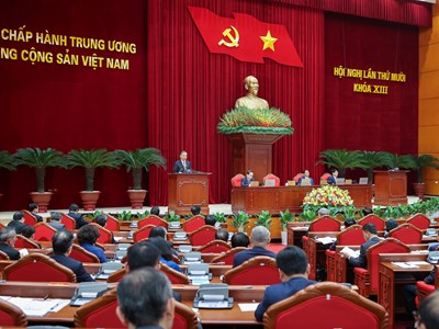 Khai mạc Hội nghị lần thứ 10 Ban Chấp hành Trung ương Đảng khóa XIII