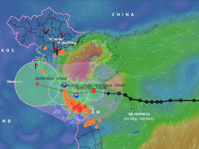 Chiều nay bão số 4 sẽ đổ bộ Quảng Bình - Quáng Trị