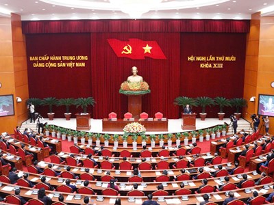 Ngày làm việc thứ ba và phiên bế mạc Hội nghị Trung ương 10 khóa XIII