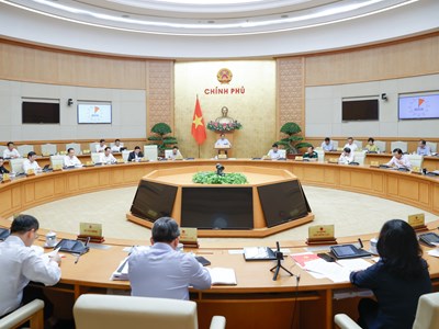 Thủ tướng chủ trì Phiên họp Chính phủ chuyên đề về xây dựng pháp luật tháng 9.2024