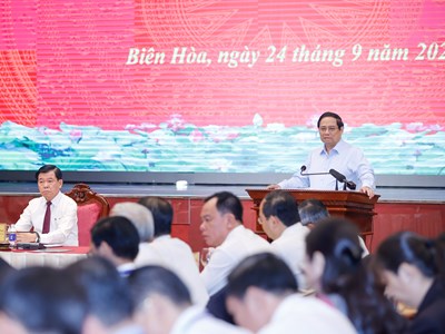 Thủ tướng đề nghị Đồng Nai phát huy tinh thần "3 tiên phong"