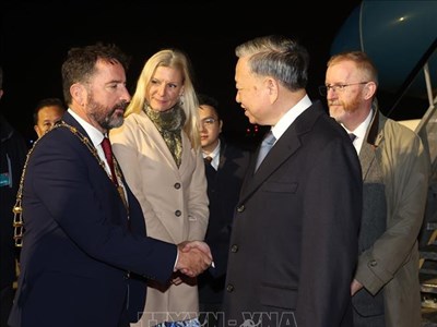 Tổng Bí thư, Chủ tịch nước Tô Lâm bắt đầu thăm cấp Nhà nước tới Ireland