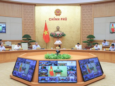 Thủ tướng chủ trì phiên họp Chính phủ với các địa phương
