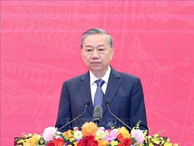 Tổng Bí thư Tô Lâm dự kỷ niệm 75 năm Ngày truyền thống Ban Đối ngoại Trung ương