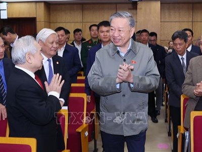 Tổng Bí thư Tô Lâm tiếp xúc cử tri Hà Nội sau Kỳ họp thứ 8, Quốc hội khóa XV