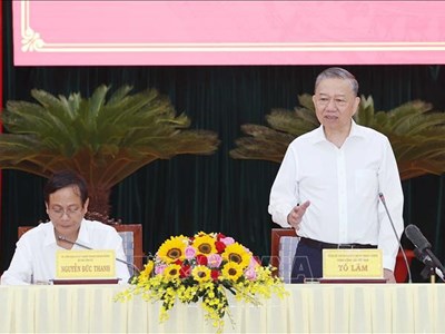 Tổng Bí thư Tô Lâm thăm và làm việc tại tỉnh Ninh Thuận