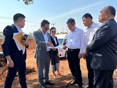 Đẩy nhanh tiến độ triển khai Dự án xây dựng Công viên Hữu nghị Lào-Việt Nam tại Lào