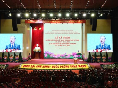 Trang trọng tổ chức Lễ kỷ niệm 80 năm Ngày thành lập Quân đội nhân dân Việt Nam