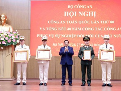 Thủ tướng dự Hội nghị Công an toàn quốc lần thứ 80