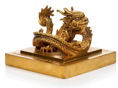 Ấn vàng “Hoàng đế chi bảo” là bảo vật quốc gia