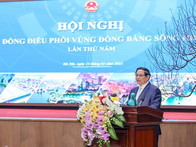 Thủ tướng chủ trì Hội nghị Hội đồng vùng Đồng bằng sông Hồng và công bố Quy hoạch Hà Nội