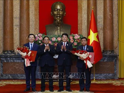Chủ tịch nước trao quyết định bổ nhiệm các Phó Thủ tướng và Bộ trưởng nhiệm kỳ 2021-2026