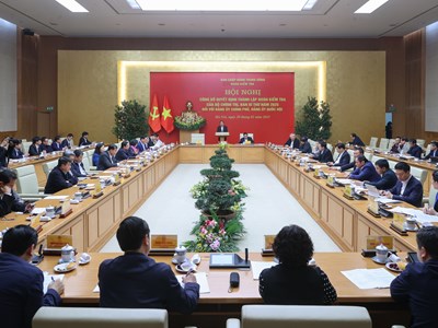 Công bố thành lập các đoàn kiểm tra đối với Đảng ủy Chính phủ, Đảng ủy Quốc hội