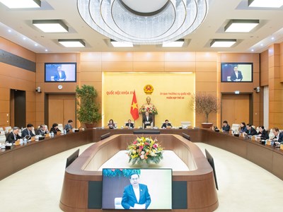 Phiên họp thứ 43 của Ủy ban Thường vụ Quốc hội xem xét nhiều nội dung quan trọng 