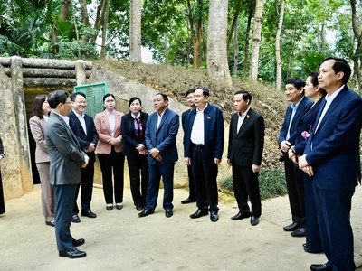 Chủ tịch Quốc hội nhất trí đề xuất phát triển Khu di tích quốc gia đặc biệt Tân Trào trở thành Công viên văn hoá lịch sử