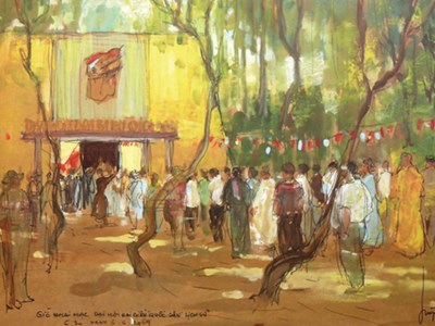 Triển lãm Mỹ thuật kỷ niệm 50 năm ngày đất nước thống nhất 