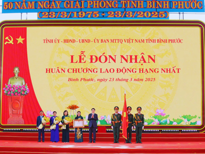 Bình Phước là minh chứng cho ý chí, khát vọng phát triển không ngừng
