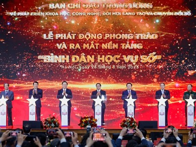 Thủ tướng phát động phong trào “Bình dân học vụ số”