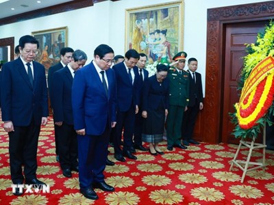 Thủ tướng Phạm Minh Chính sẽ dự lễ truy điệu đồng chí Khamtay Siphandone