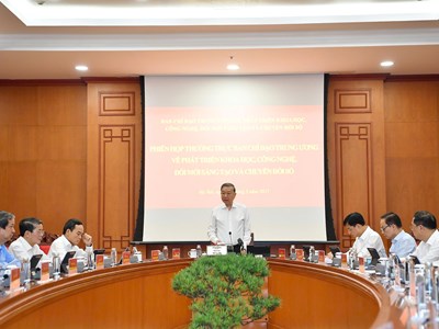 Không có quốc gia nào trở thành hùng cường với một nền khoa học công nghệ yếu kém