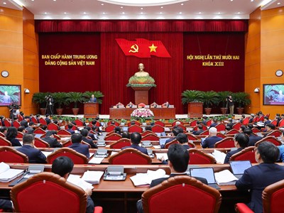 Khai mạc trọng thể Hội nghị lần thứ 12 BCH Trung ương Đảng khoá XIII