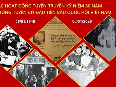 Thiết kế logo kỷ niệm 80 năm Ngày Tổng tuyển cử đầu tiên bầu Quốc hội Việt Nam
