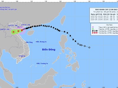 Bão số 3 giật cấp 12 sắp đổ bộ vào đất liền