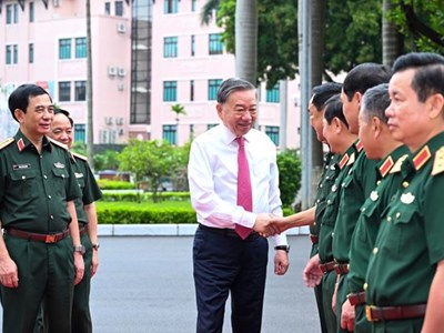 Phát biểu của Tổng Bí thư Tô Lâm tại buổi làm việc với Tổng cục Chính trị QĐND Việt Nam