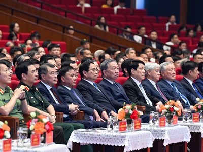 Tổng Bí thư Tô Lâm dự cuộc gặp mặt người có công, nhân chứng lịch sử tiêu biểu