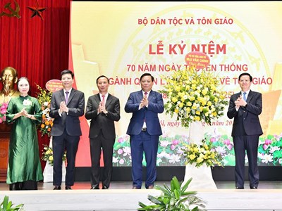 Lễ kỷ niệm 70 năm Ngày truyền thống ngành Quản lý nhà nước về tôn giáo