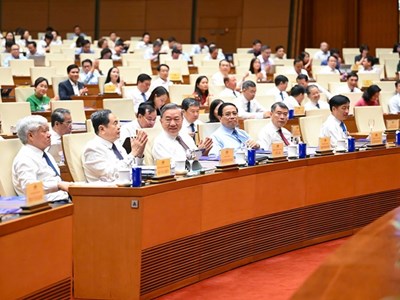 Tổng Bí thư Tô Lâm dự Hội nghị chuyên đề “Bình dân học vụ số - Quốc hội số”