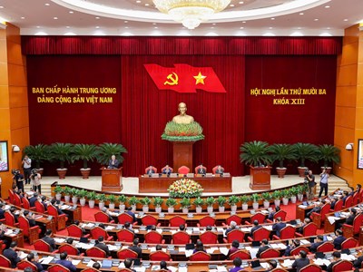 Khai mạc trọng thể Hội nghị Trung ương lần thứ 13