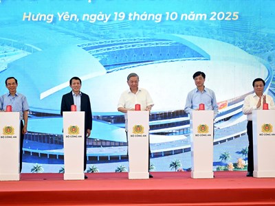 Tổng Bí thư Tô Lâm dự lễ khởi công công trình biểu tượng mới của Việt Nam, mang tầm cỡ quốc tế 