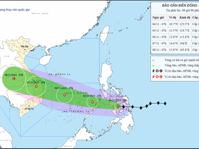 Dự báo từ tối 6.11, bão số 13 giật cấp 15 ảnh hưởng trực tiếp từ Đà Nẵng đến Khánh Hoà, Thủ tướng chỉ đạo chủ động ứng phó 