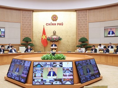 Thủ tướng chủ trì phiên họp Chính phủ tháng 10.2025 trực tuyến với các địa phương