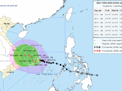 Bão số 15 có khả năng gây mưa lớn trở lại tại 4 tỉnh miền Trung, Phó Thủ tướng yêu cầu xây dựng kịch bản ứng phó 