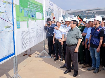 Lần thứ 9 Thủ tướng kiểm tra tiến độ thi công dự án sân bay Long Thành