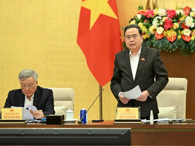Chủ tịch Quốc hội Trần Thanh Mẫn chủ trì phiên họp của Ủy ban Thường vụ Quốc hội về công tác bầu cử