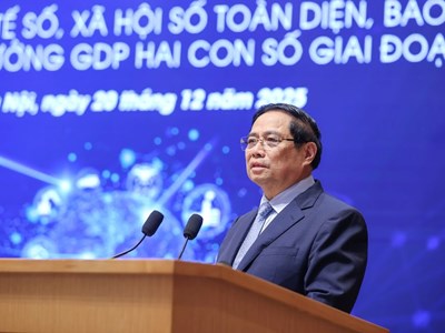 Thủ tướng Phạm Minh Chính chủ trì Diễn đàn quốc gia phát triển Kinh tế số và xã hội số lần thứ 3